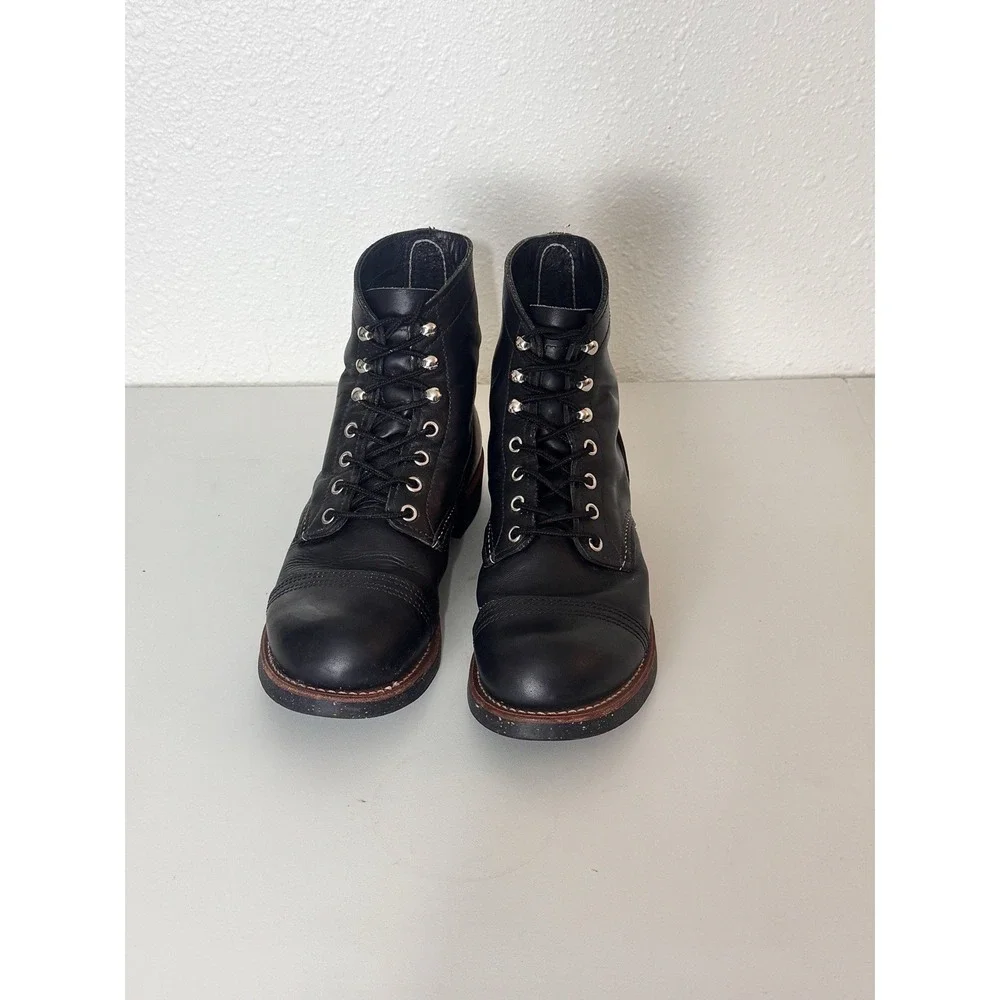 Red Wing 8114 Iron Ranger Black Leather 6